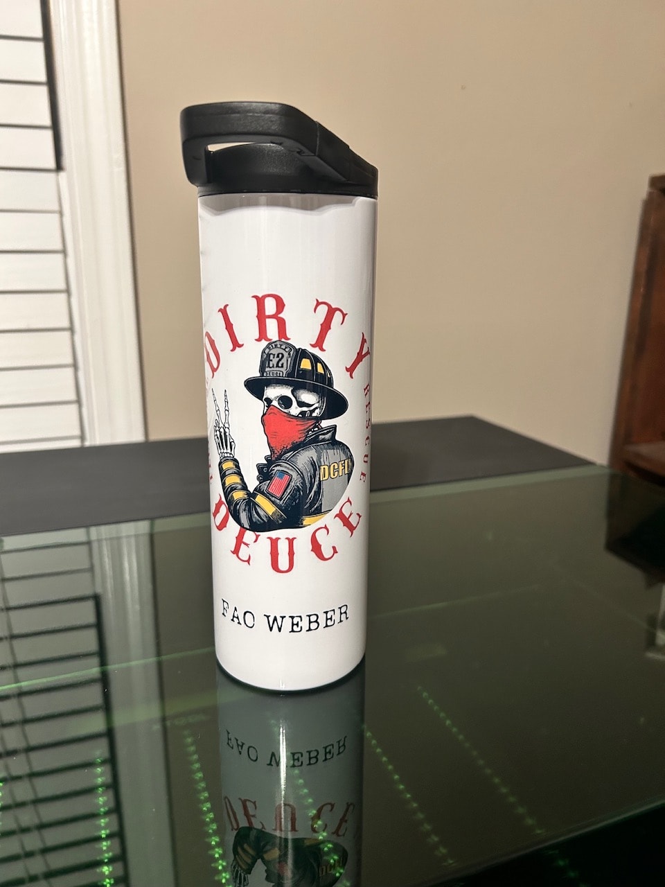 Dirty Deuce Firefighter Tumbler